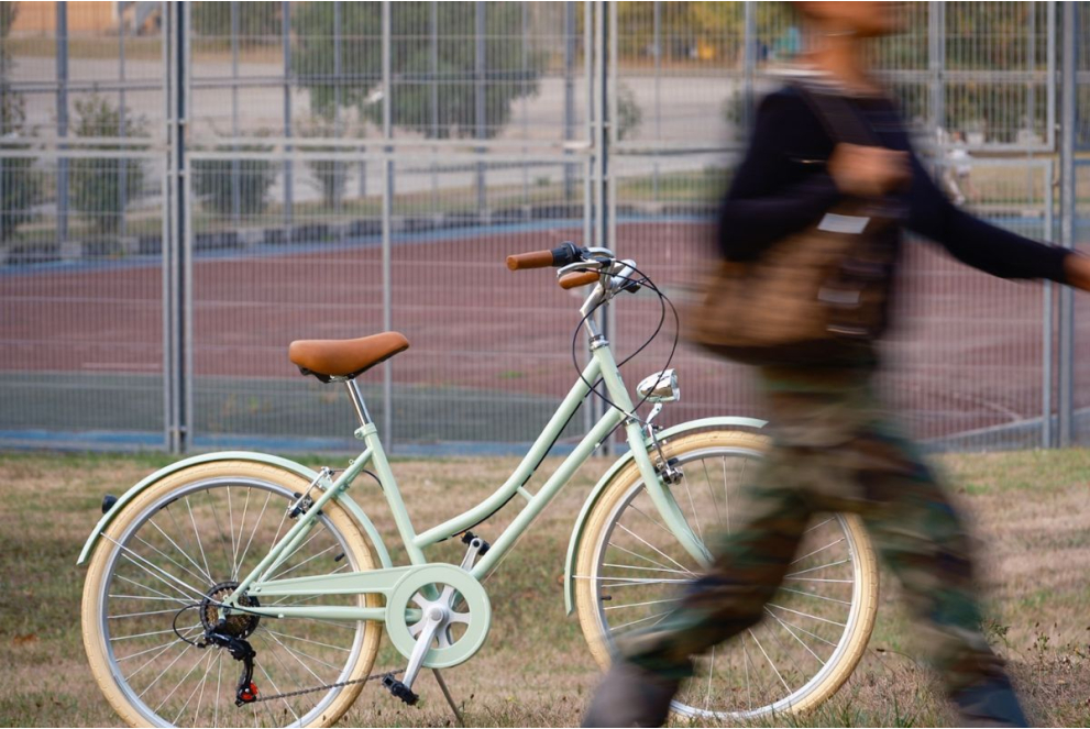 Comprar Bicicleta de paseo Capri Valentina verde pastel de 6 velocidades