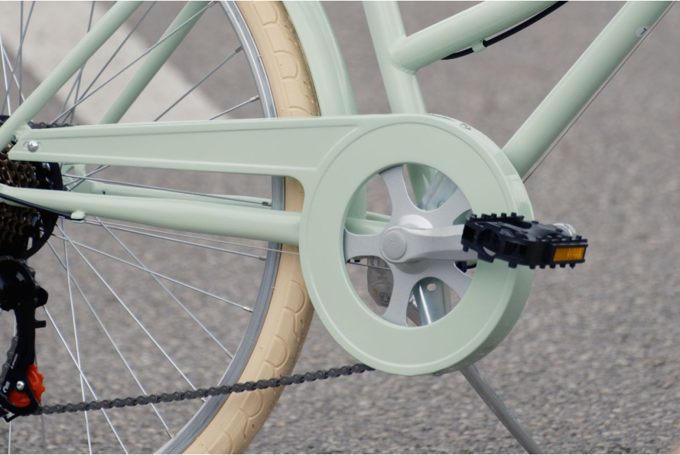 Comprar Bicicleta de paseo Capri Valentina verde pastel de 6 velocidades