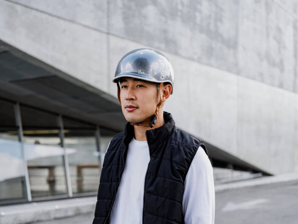 thousand helmet seasonal fw19 lifestyle polished titanium 5