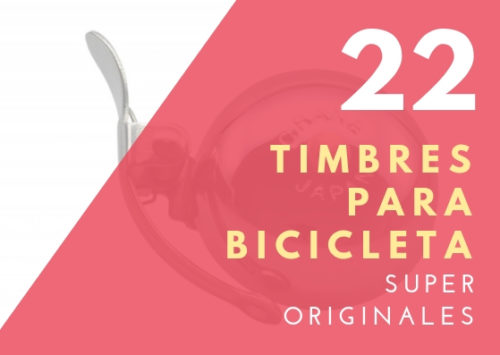 22 timbres para bicicleta originales