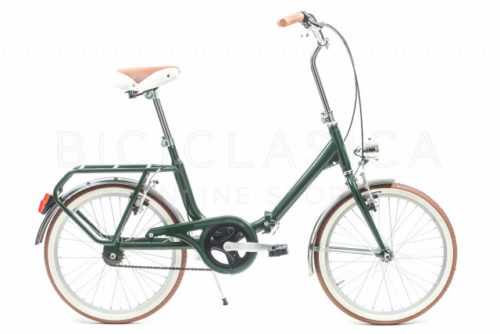 bicicleta plegable bambina british green