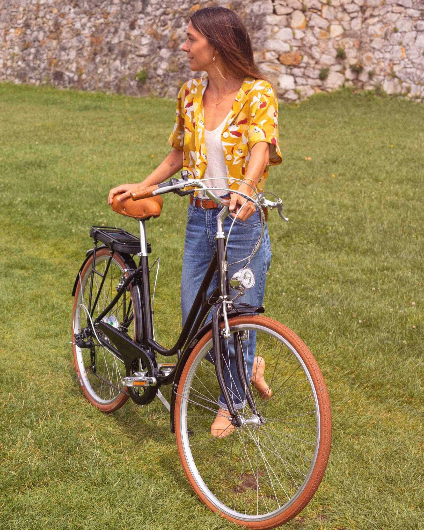 Garazi Sanchez on Electric Bicycle Capri