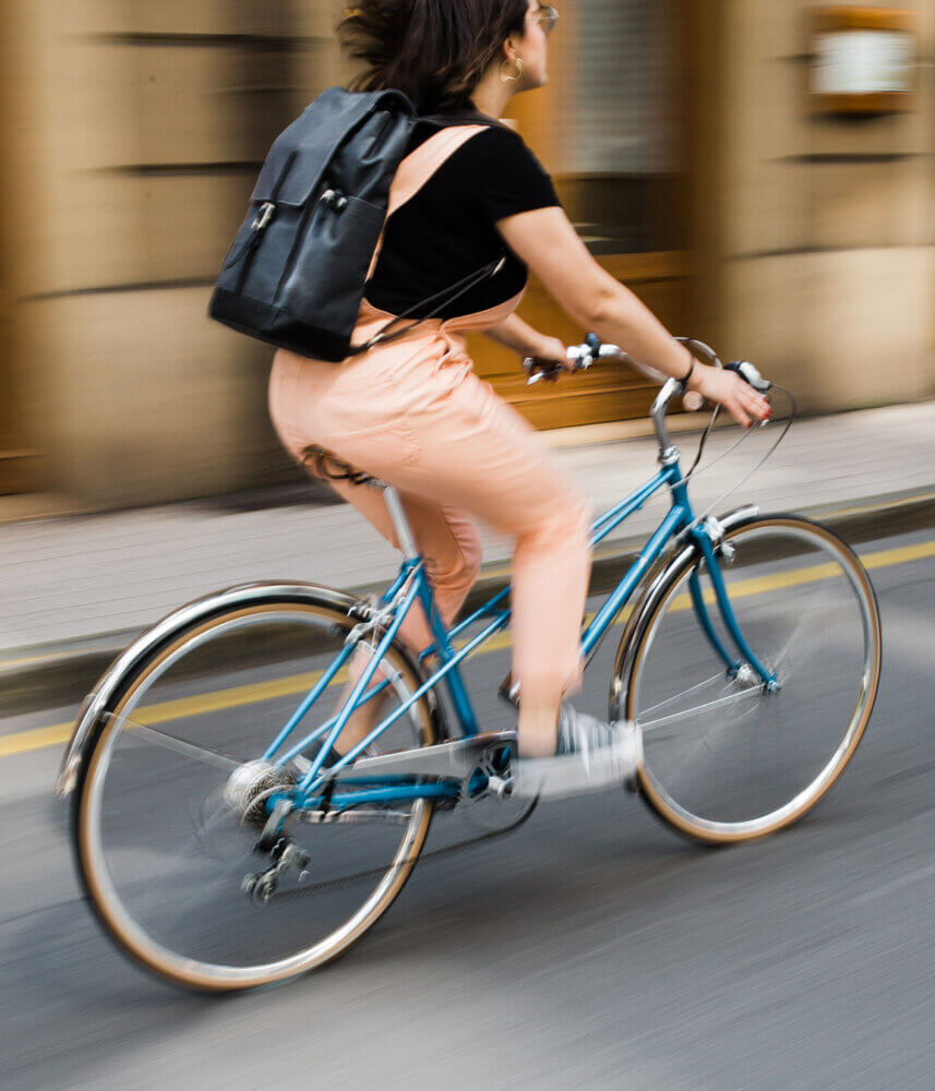 going to work by bicycle tips