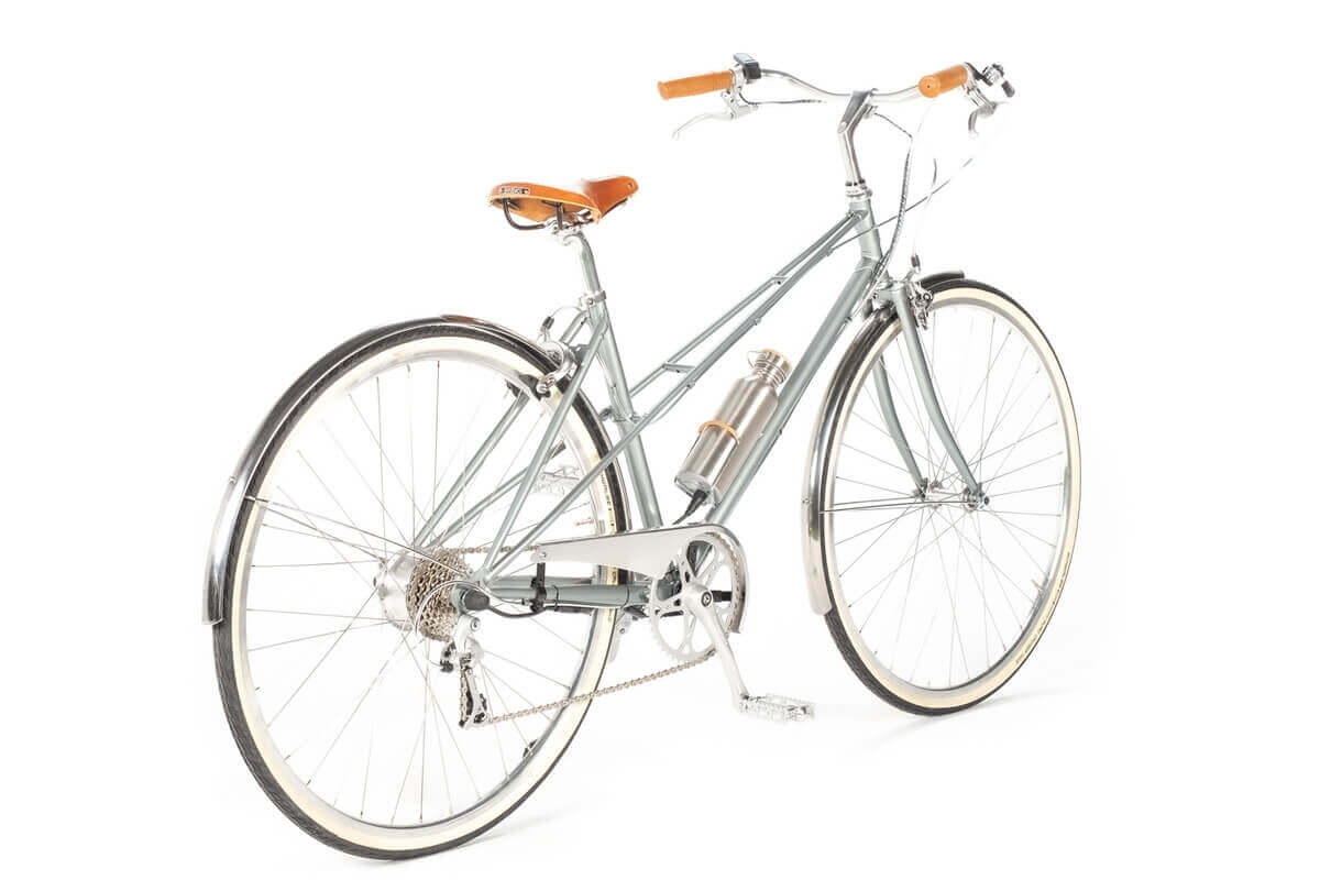 bicicleta electrica capri azur melting silver