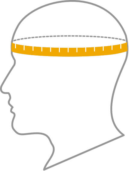 how to measure a bicycle helmet