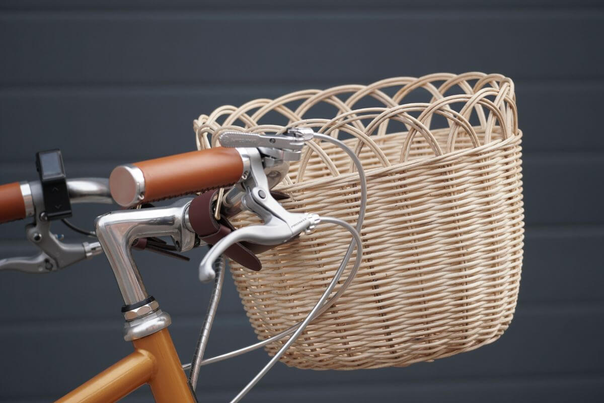 victoria krim bulat wicker basket for bicycles