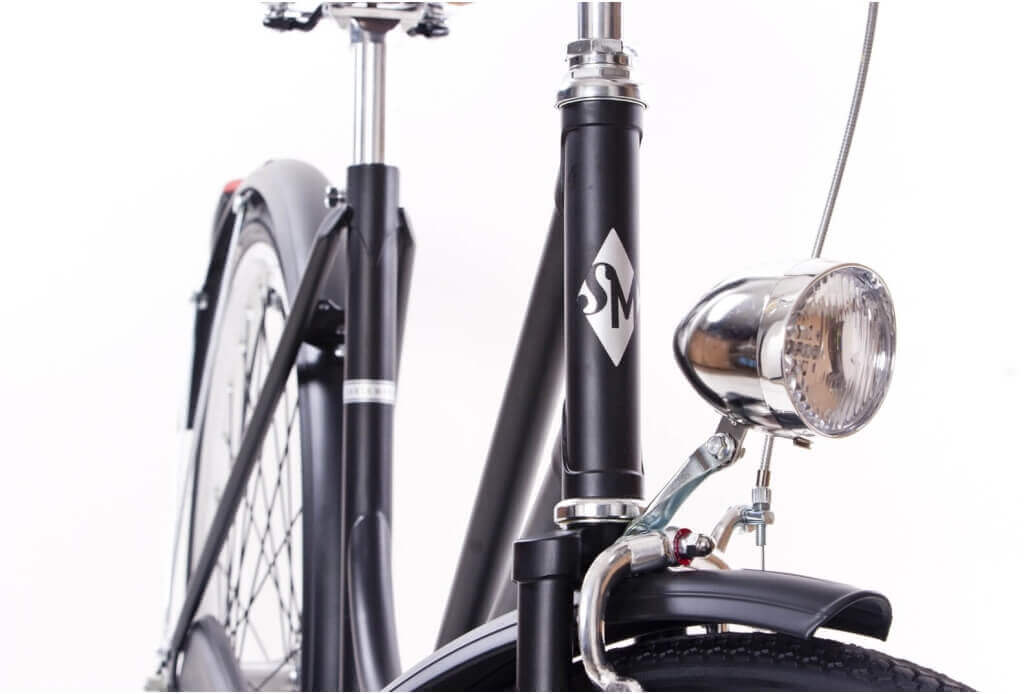 luz led cromada para bicicletas