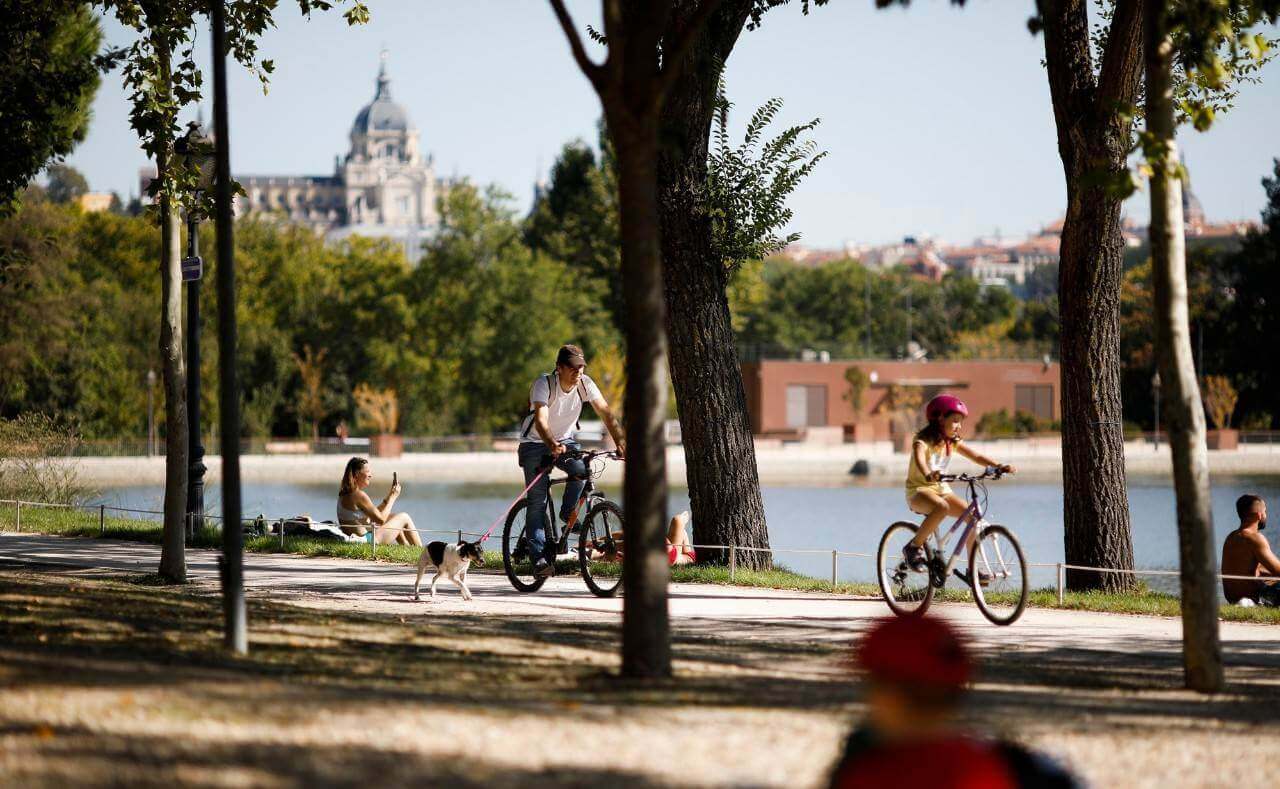 Casa de Campo Madrid Bicycle Route