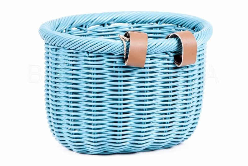 Comprar Cesta de Mimbre para Bicicleta Wicker Azul