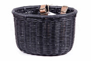 Comprar Cesta de mimbre para bicicleta Victoria negra - grande