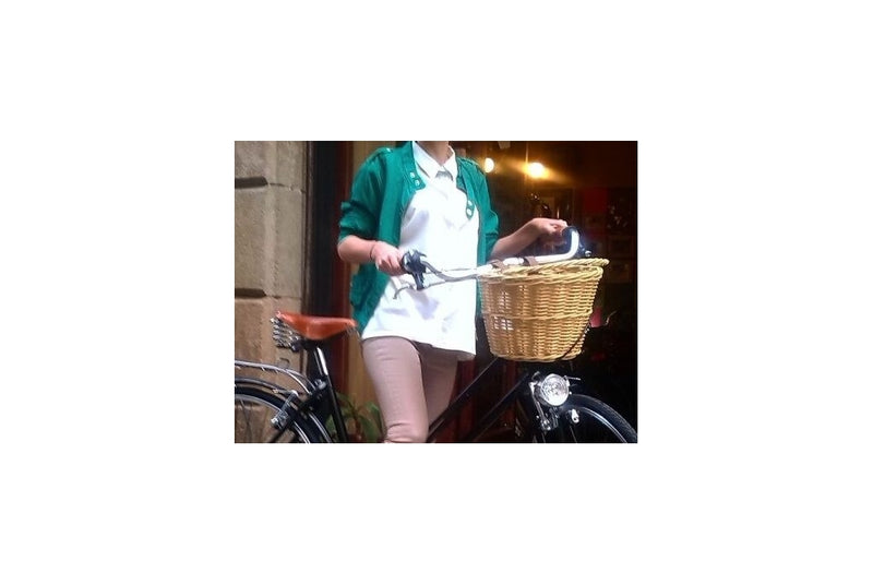Comprar Cesta para bicicleta Victoria Wicker con asa