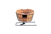 Comprar Cesta de Bicicleta + Portacestas Blanco/Negro para bicicleta REID