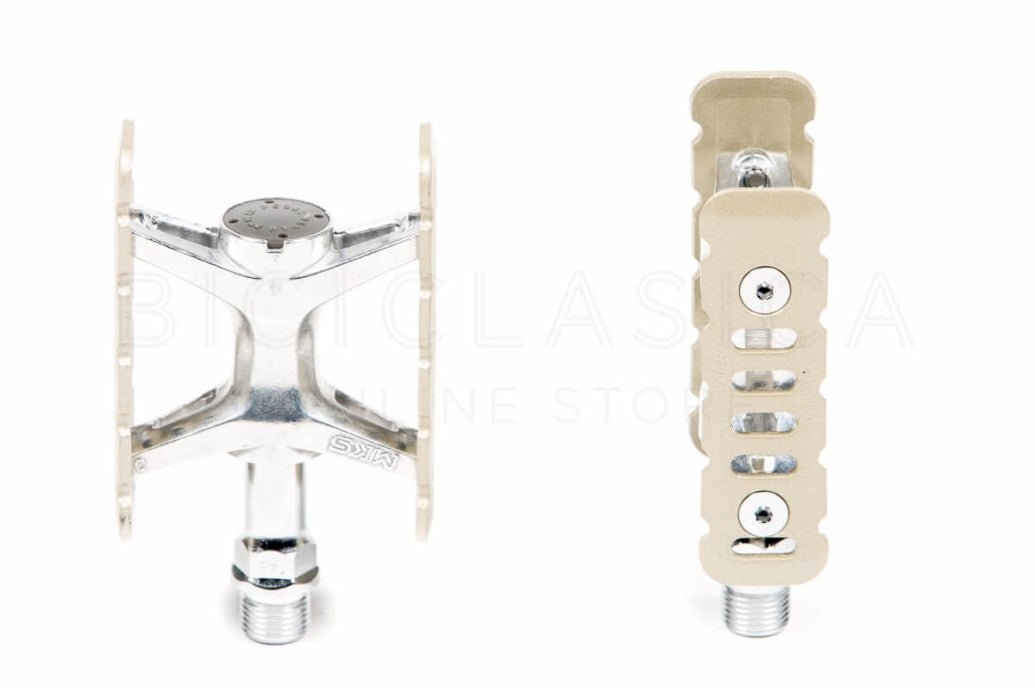 Comprar Pedales MKS Promenade dorado/plata (pareja)