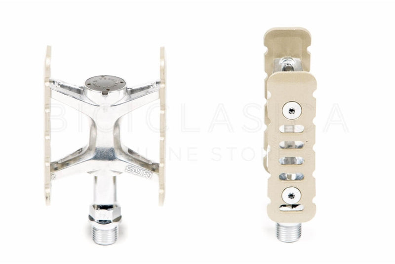 Comprar Pedales MKS Promenade dorado/plata (pareja)