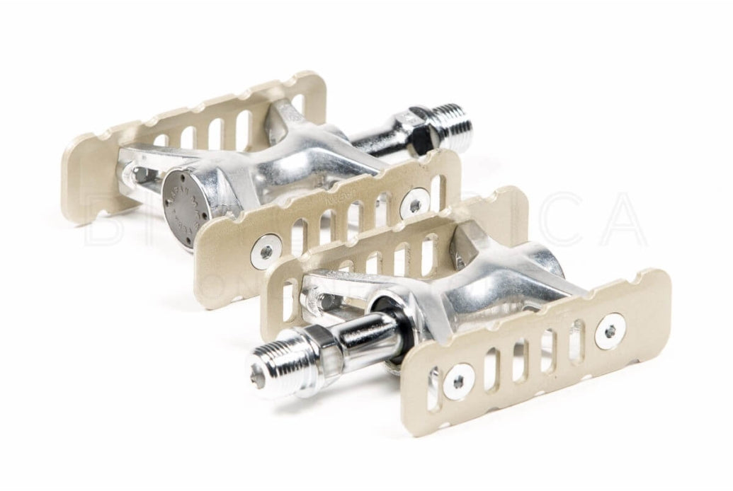 Comprar Pedales MKS Promenade dorado/plata (pareja)