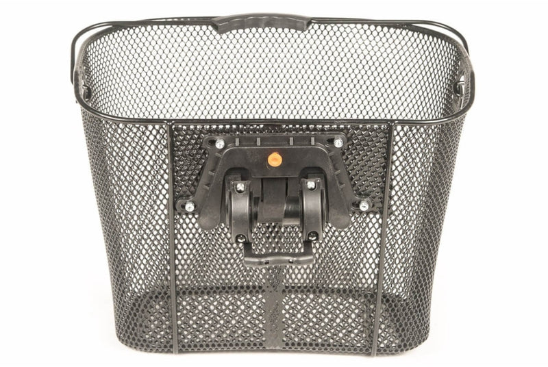 Comprar Cesta metálica con asa delantera negra + Klickfix