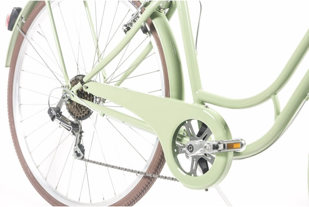 Comprar Bicicleta de Paseo Capri Berlin Verde-Marrón 6v