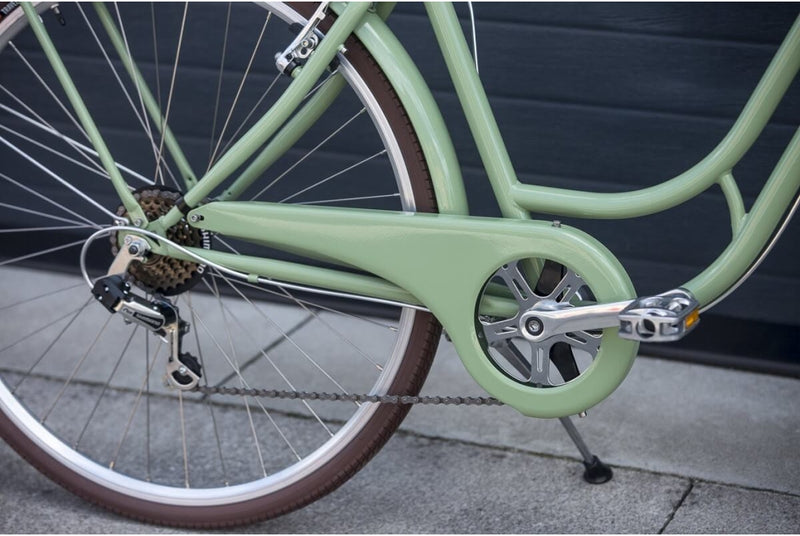 Comprar Bicicleta de Paseo Capri Berlin Verde-Marrón 6v