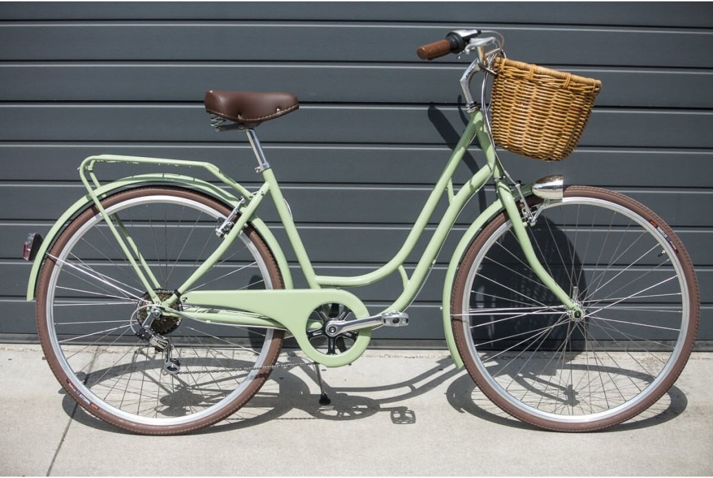 Comprar Bicicleta de Paseo Capri Berlin Verde-Marrón 6v