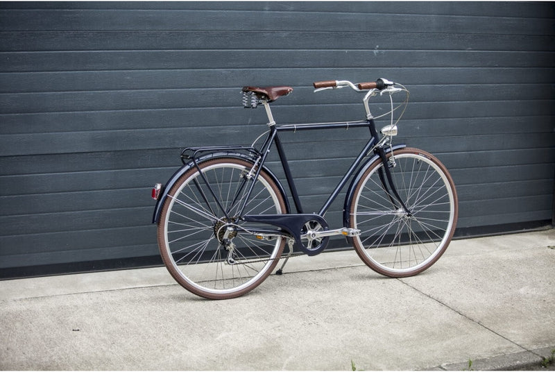 Comprar Bicicleta Capri Berlin Man Space Blue-Marrón 6 Velocidades Brooks