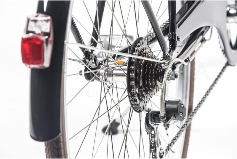 Comprar Bicicleta Capri Berlin Man Negro-Marrón 6V