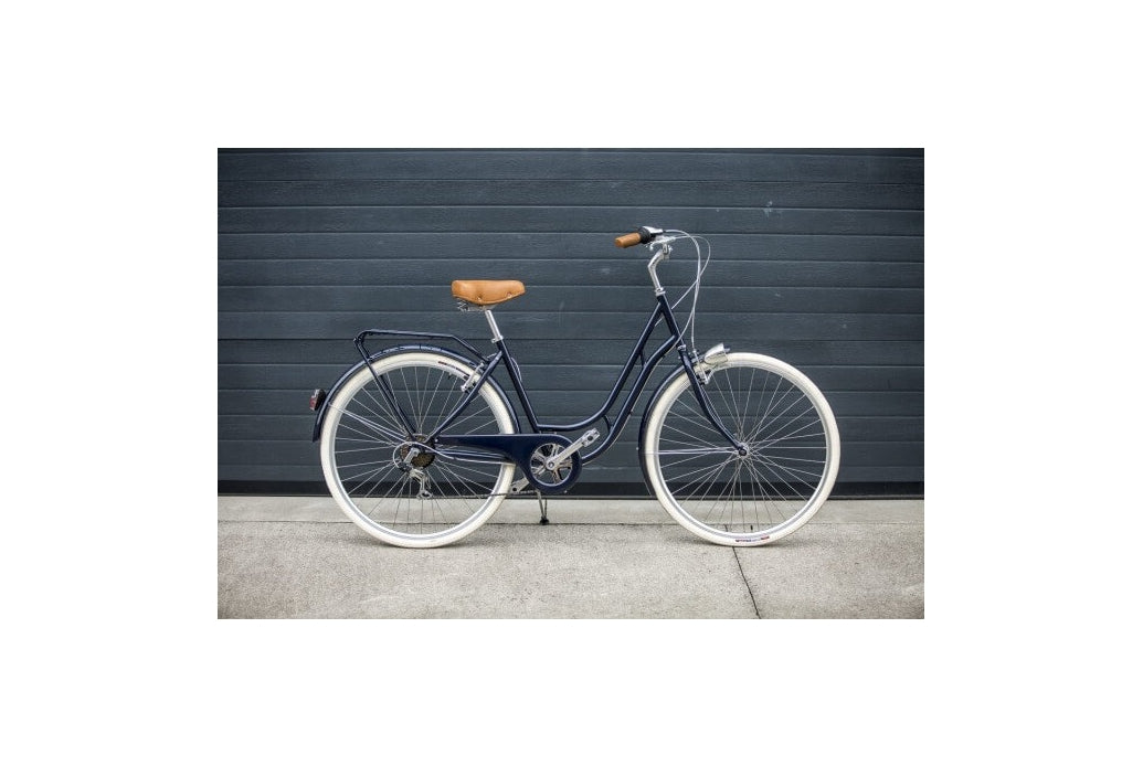 Comprar VENDIDA - Bicicleta Capri Berlin Space Blue- Crema 6V B-Stock