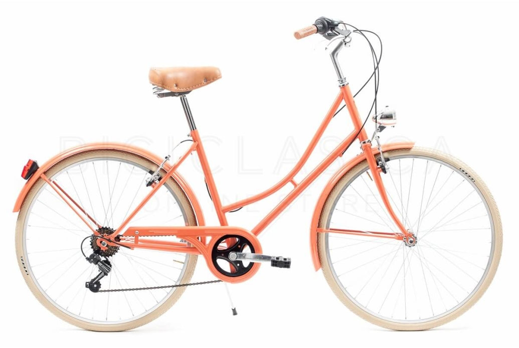 Comprar Bicicleta Urbana Capri Valentina Coral 6 Velocidades B-STOCK