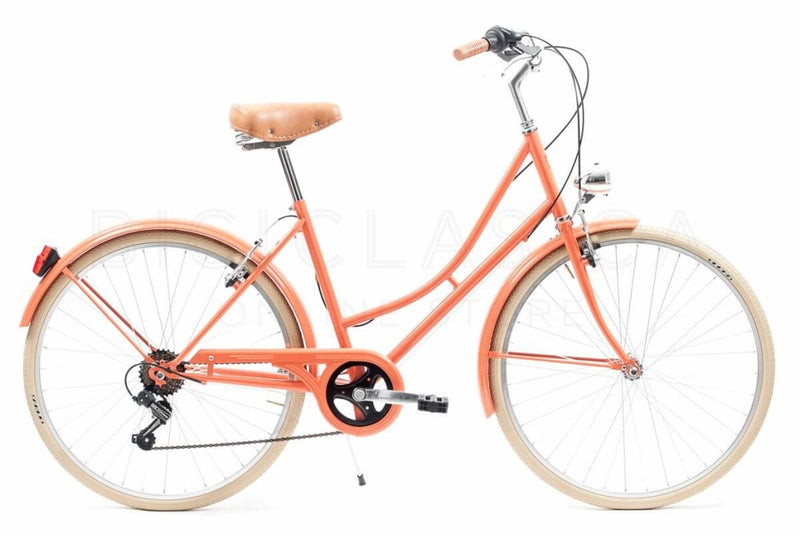 Comprar Bicicleta Urbana Capri Valentina Coral 6 Velocidades B-STOCK