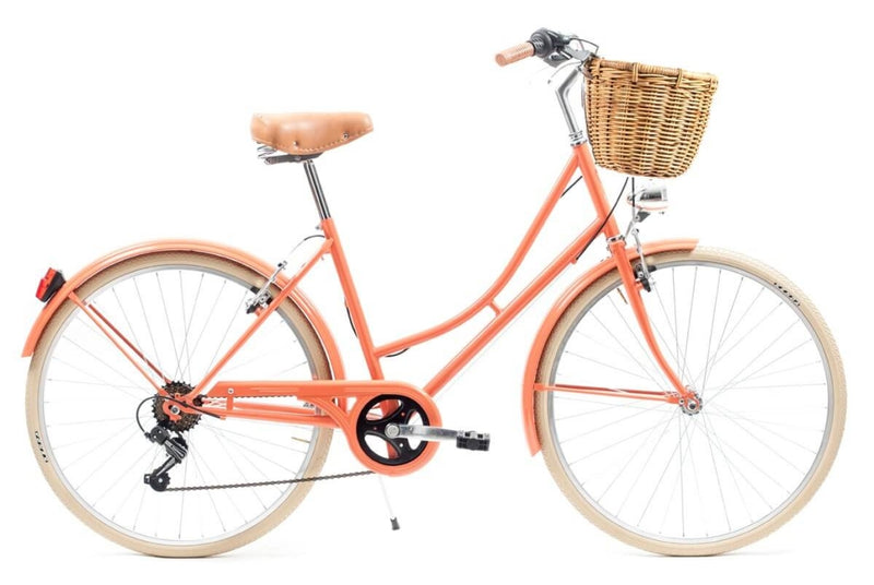 Comprar Bicicleta Urbana Capri Valentina Coral 6 Velocidades B-STOCK