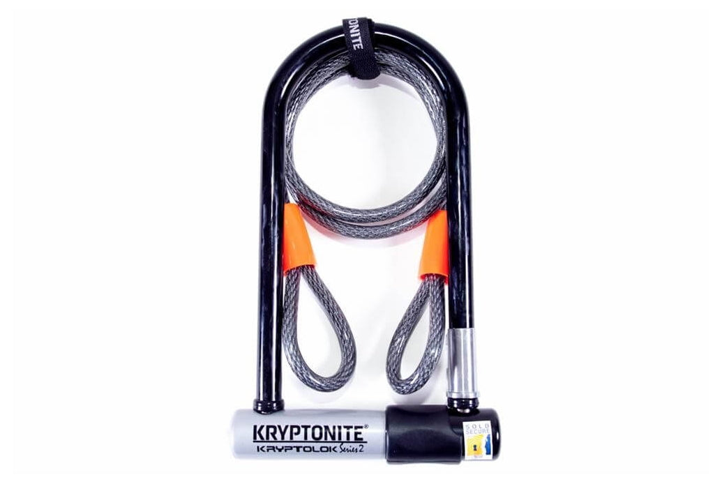 Comprar Candado Kryptonite KRYPTOLOK 2 STD + Cable Kryptoflex 410 - Descatalogado