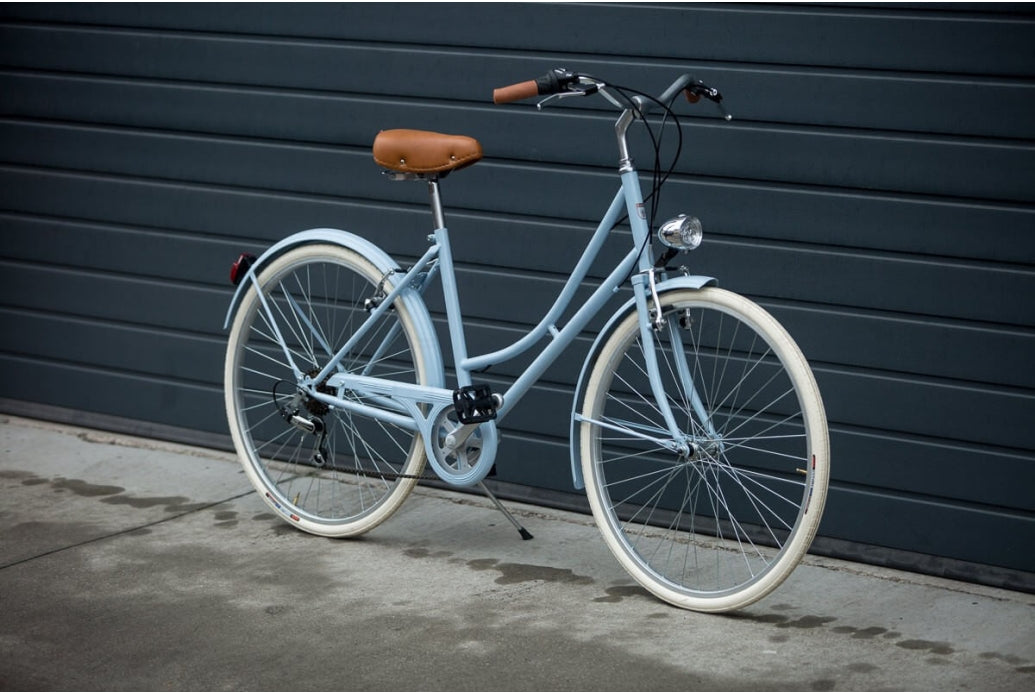 Comprar Bicicleta de paseo vintage Capri Valentina azul cielo