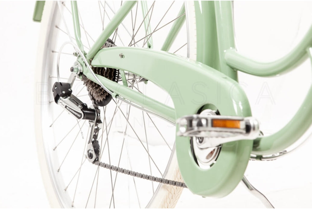 Comprar Bicicleta de Paseo Capri Berlin Verde-Crema 6 velocidades