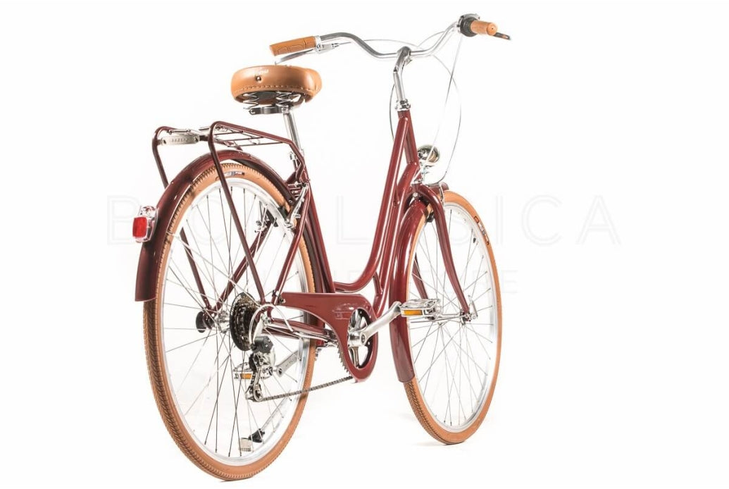 Comprar Bicicleta de Paseo Capri Berlin Night Fire Red - Miel 6v