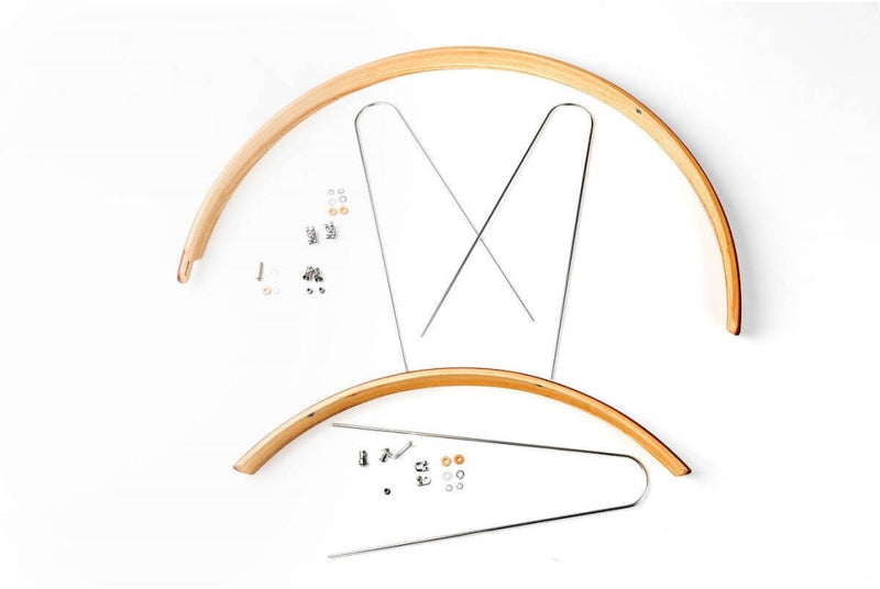 Comprar Juego de guardabarros en madera de fresno macizo palo rojo y wengue 28"