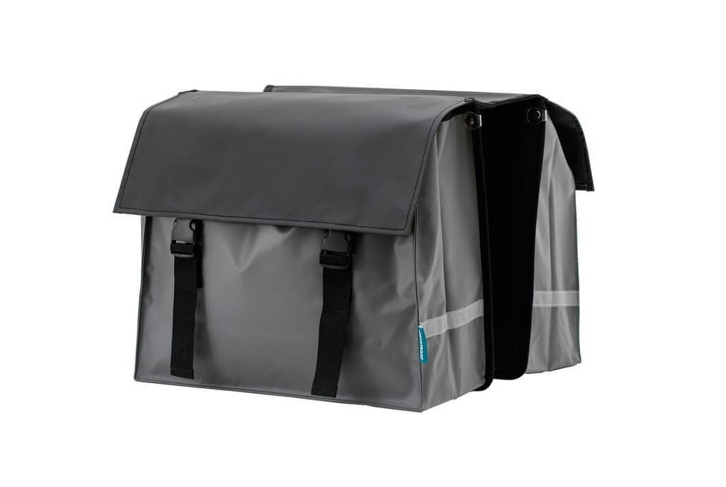 Comprar Alforja doble Tarpaulin gris-negro