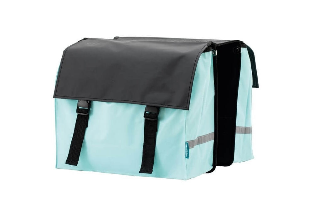 Comprar Alforja doble Tarpaulin turquesa-negro