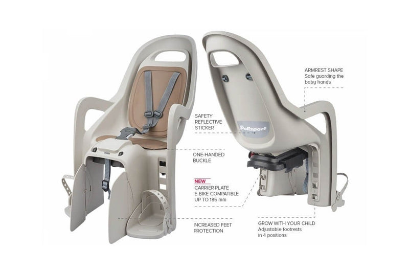 Comprar Silla Portabebe Polisport GROOVY CFS Crema/Marrón(Portabultos)