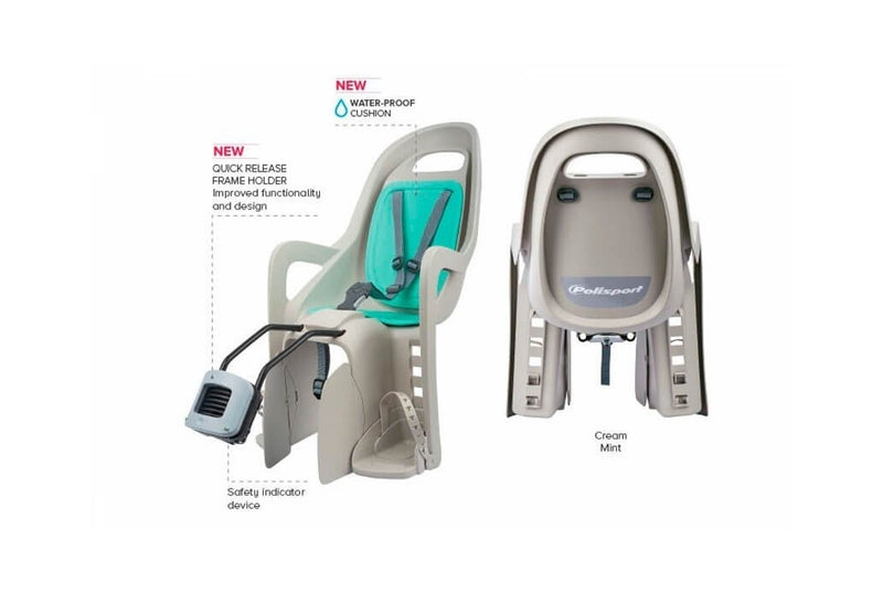 Comprar Silla Portabebe Polisport GROOVY FF Crema/Verde (AL CUADRO)