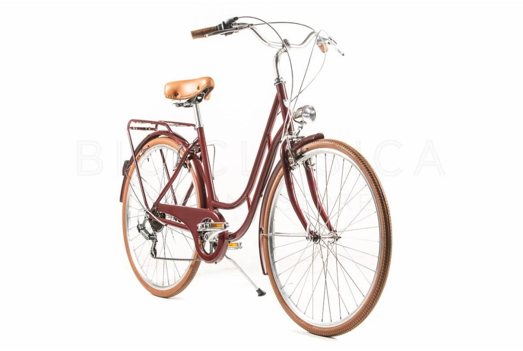 Comprar Bicicleta de Paseo Capri Berlin Night Fire Red - Miel 6v