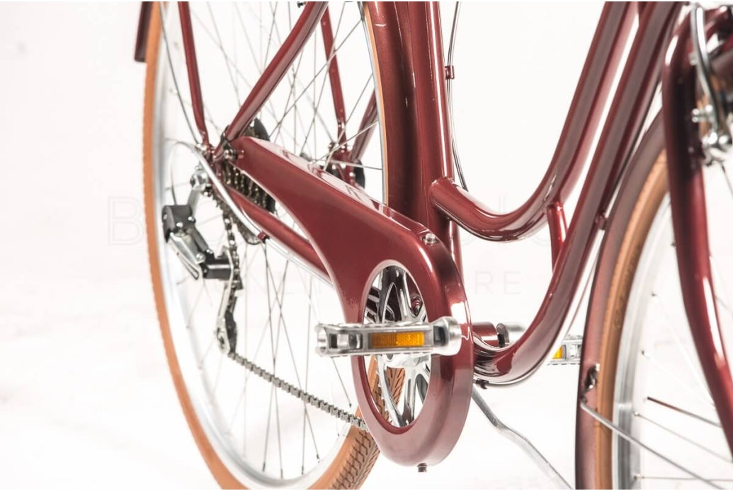 Comprar Bicicleta de Paseo Capri Berlin Night Fire Red - Miel 6v