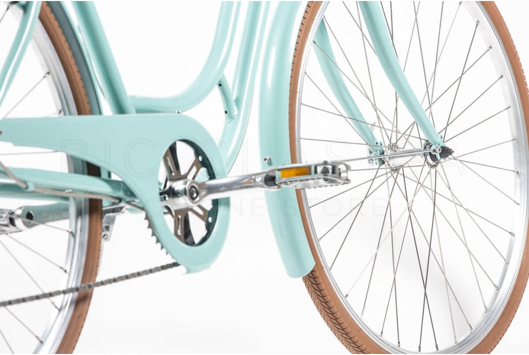 Comprar Bicicleta de Paseo Capri Berlin Aquamarina-Marrón 7V-