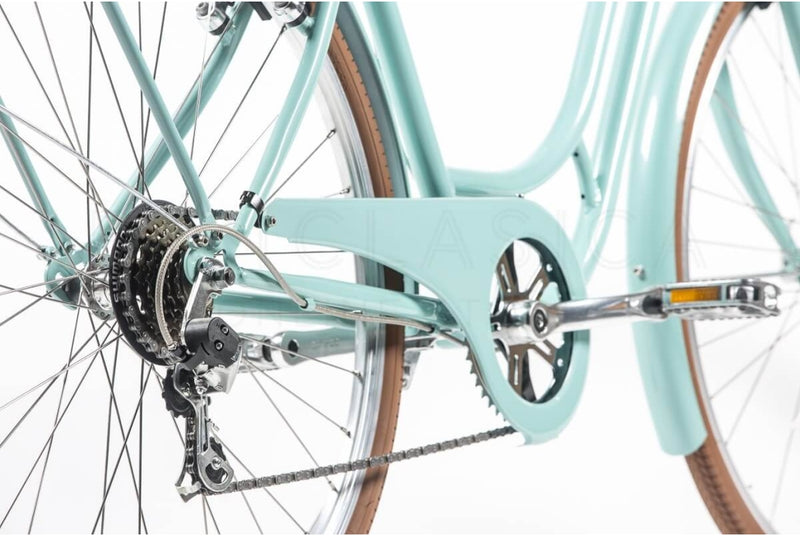 Comprar Bicicleta de Paseo Capri Berlin Aquamarina-Marrón 7V-