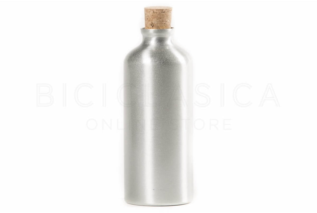 Comprar Bidón clásico para bicicleta de aluminio con tapón de corcho