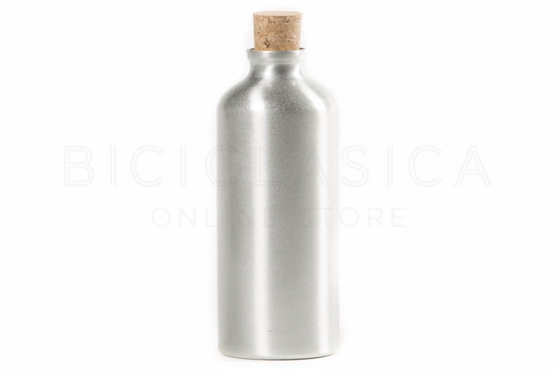 Comprar Bidón clásico para bicicleta de aluminio con tapón de corcho