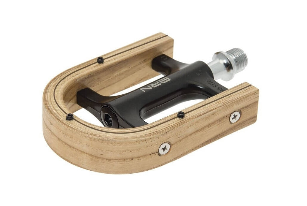 Comprar Pedales Elegance negros de madera miel
