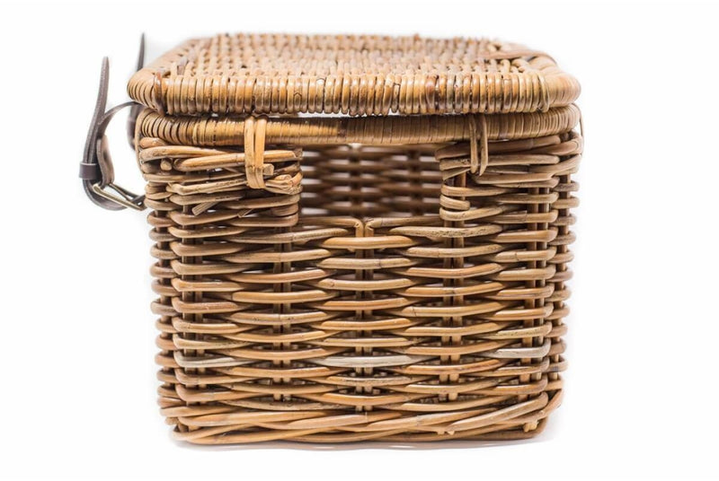 Comprar Cesta Victoria de mimbre cuadrada con tapa
