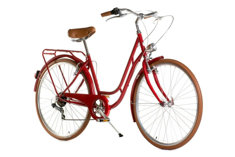 Comprar Bicicleta de Paseo Capri Berlin Rojo Rubí 6V