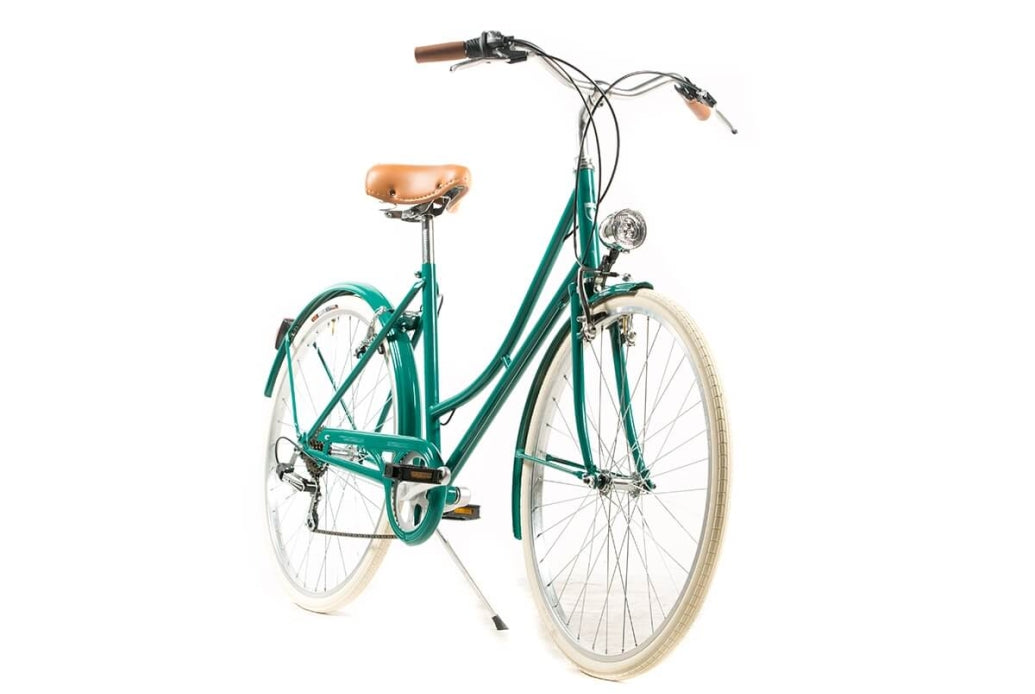 Comprar Bicicleta de paseo vintage Capri Valentina verde esmeralda