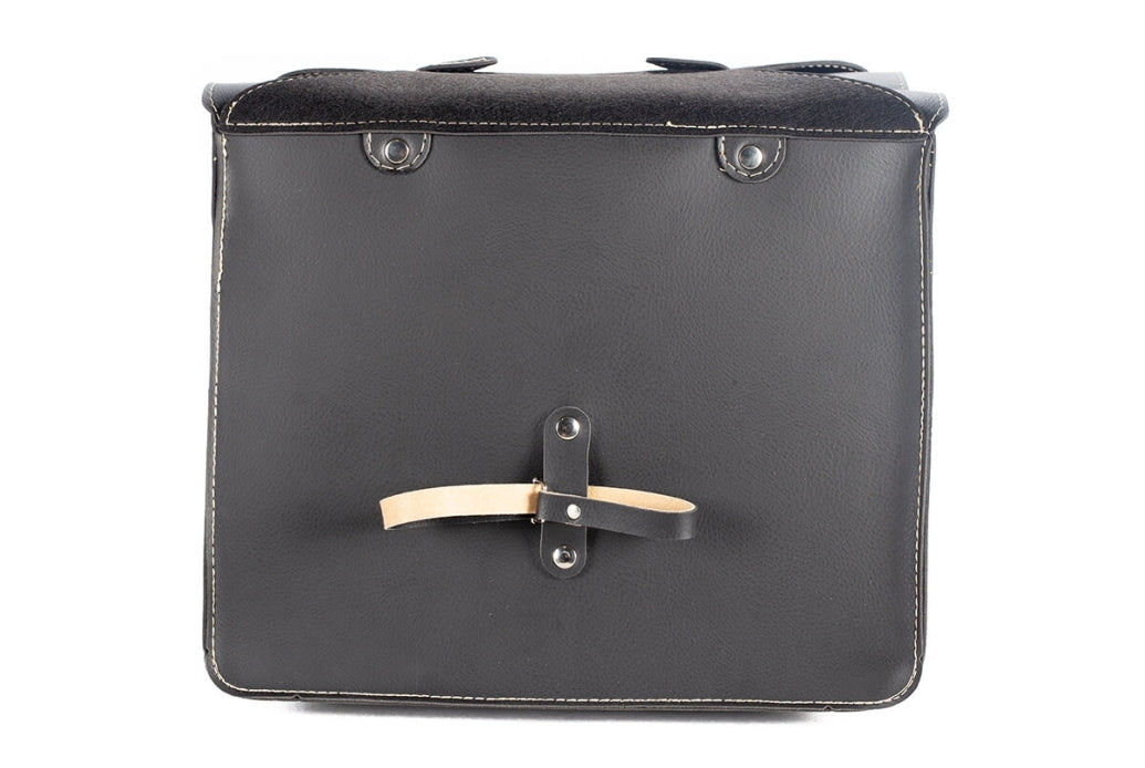 Comprar Alforjas clásicas en simil-piel color negro