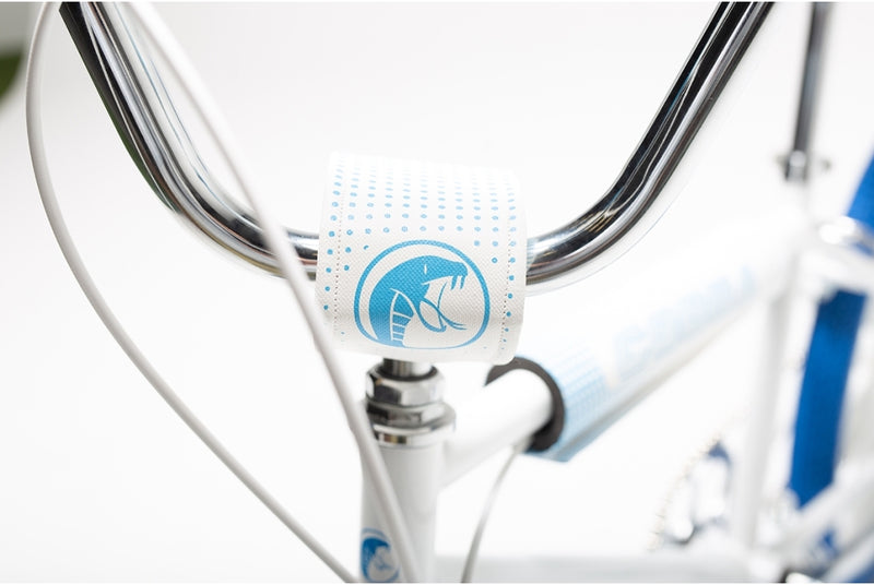 Comprar Bicicleta retro BMX Capri Cobra blanca-azul